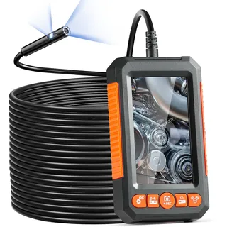Vevor Endoskopkamera Inspektionskamera 1080P Rohrkamera 15m Kabel 10,9 cm Display