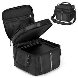 OURHZTB Tragetasche kompatibel mit ECOFLOW River 3/River 3 Plus tragbare Kraftstation, Aufbewahrungstasche mit verstellbarem Schulterriemen, weiche Abdeckung mit Reißverschluss, Taschen für Ladekabel