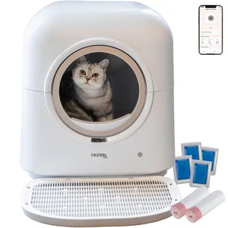 Kerbl Katzentoilette Smart 54 x 54 x 60 cm Weiß