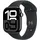 GPS 46 mm Aluminiumgehäuse diamantschwarz Sportarmband schwarz S/M