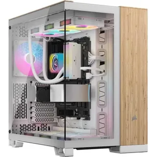 Corsair 6500X white bamboo wood