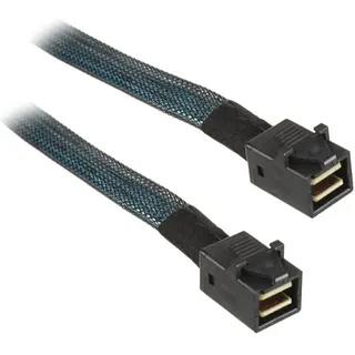Silverstone Mini SAS x4 [SFF-8643] Kabel, 50cm