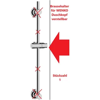 WENKO Duschstange ChromBrausehalterung  Ersatzteil A35393 62b