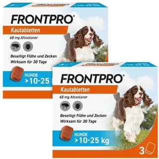 Frontline FRONTPRO Kautabletten für Hunde 4-10 kg 10 St.