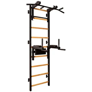 BenchK Sprossenwand Fitness-System 732 732B, Schwarz