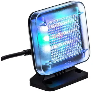Kobert-Goods – LED TV-Simulator, durch Lichtsimulation zum Einsatz als Einbruchschutz, Home-Security, Fernseh-Atrappe/Fake-Fernseher, mit 12 LED’s und 3 wählbaren Programmen, Zeitschaltuhr