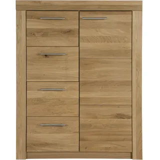 vogl möbelfabrik Schuhkommode VOGL MÖBELFABRIK "Toronto", braun (wildeichefarben, wildeiche massiv), B:91cm H:115cm T:42cm, Sideboards, Schuhkommode, in 2 Breiten, teilmassiv, Höhe 115 cm, Made in Germany