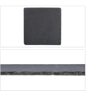 Relaxdays Schieferplatten anthrazit 25,0 x 25,0 cm