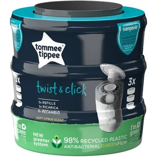 TOMMEE TIPPEE Twist & Click Nachfüllkassette 3 Stück