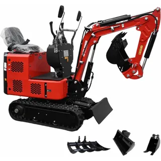 HZC power Minibagger HZC Power SDKB801, Diesel, 814 Kg, schmal