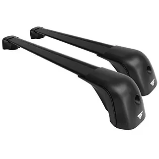 Farad Compact Schwarz Dachträger aus Aluminium aerodynamische und super leise für OPEL GRANDLAND 2017-2022 mit niedrigen Dachreling