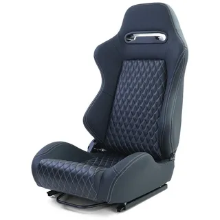 Tenzo-R Gaming Chair Sportsitz Spielekonsole Sim Racing Schwarz mit Rautenmuster schwarz