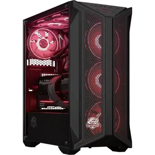 One Gaming Gaming PC AN048 512 GB 16 GB, AMD Ryzen 5 5500, GeForce RTX 4060 - NVMe - 16GB RAM - Schwarz