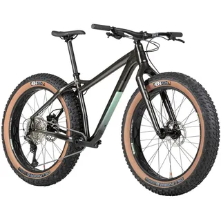 Salsa Mukluk Aluminium Advent X Fatbike Komplettrad, 26", XS, black