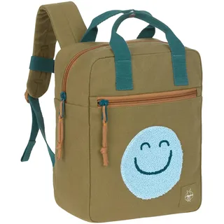 Lässig Rucksack Little One & Me Square Small Gots Backpack Olive