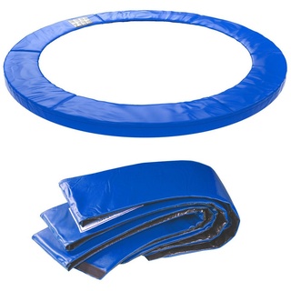 Kinetic Sports Trampolin Randabdeckung Ø 183 cm, Reißfest & UV-resistent, Ersatz Federabdeckung, Rahmenpolster, Schutzpolster für Gartentrampoline, - blau