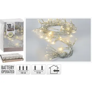 ek bielefeld kinderland/spielwaren LED Lichterkette 10 warmweiße LEDs 0,90 m Transparent