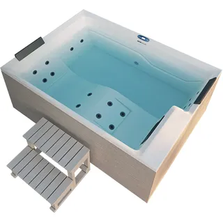 Home Deluxe  Nimbus Deluxe mit Treppe und Thermoabdeckung  207 x 73 x 144 cm