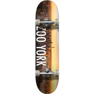 Zoo Zoo Unisex – Erwachsene York Logo Skateboard, Sunrise, 7.5'