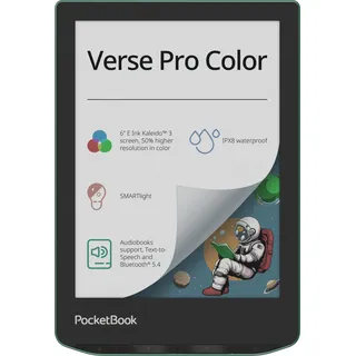 PocketBook Verse Pro Color 16 GB Grün