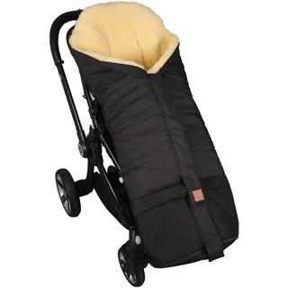 Kaiser 6721125 Kinderwagen Fußsack Jona 2in1, Black