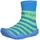 Unisex Kinder Schuhe Grün blau/grün 791 18/19 EU Aqua-Socke Streifen
