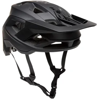 Fox Speedframe Solid - Unisex - Fahrrad Helm, hervorragender Schutz, optimale Belüftung, Perfekter Sitz,Black,L