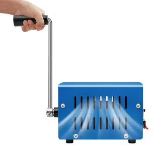 CNCEST Handkurbel Generator USB Tragbarer Mobiler Notstromgenerator Handgenerator Ladegerät Manuell Stromversorgung für Outdoor, Camping Notfallkommunikation Notstrom