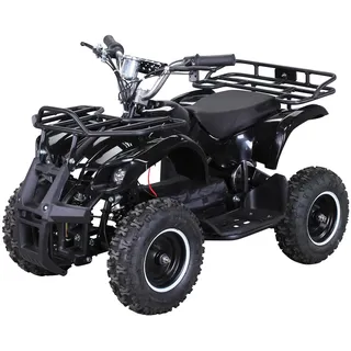 Actionbikes Motors Kinder Quad Elektro ATV Torino | 36 Volt 1000 Watt Motor bis 24 km/h - Kinderquad - Pocket Quad - Safety Touch Fußschalter - Miniquad - Für Kinder ab 8 Jahren (Schwarz)