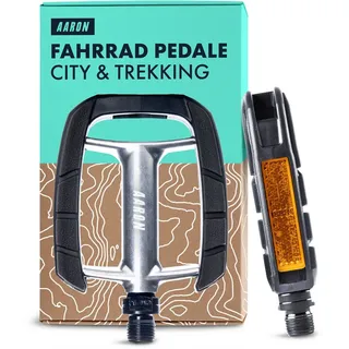 Aaron City Fahrradpedale Schwarz