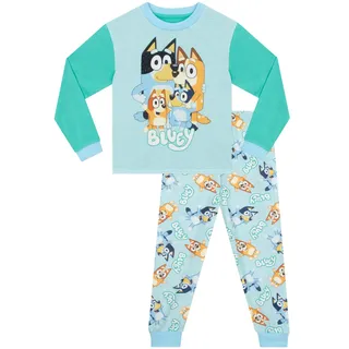 Bluey Schlafanzug | Pyjama Für Jungen | Bingo Schlafanzug Jungen - 110