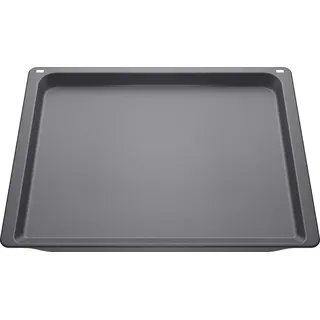 Siemens HZ631070, universelles Backblech, emailliert, 37,5 × 45,5 × 3 cm (L × B × H), spülmaschinengeeignet, robust, kratzunempfindlich, anthrazit