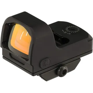 UTG Unisex Utg® Op3 mikro, rød 4,0 Moa Single Dot, Adaptiv Base Leuchtpunktvisier, Schwarz, Einheitsgröße EU