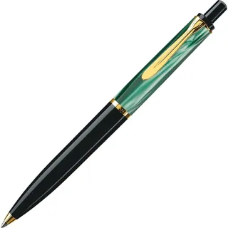 Pelikan Kugelschreiber Classic K200 grün-marmoriert/gold, Schreibfarbe: schwarz, 1 St.