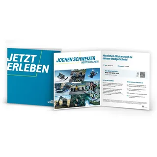 JOCHEN SCHWEIZER Wertgutschein