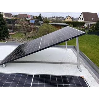 None Aufständerung Solarmodul Halterung Balkonkraftwerk Flachdach