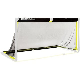 bazookagoaltm BazookaGoal Fußballtornetz | Original Zubehör | 120x75 cm oder 150x90 cm | Widerstandsfähiges Mesh-Gewebe | Schwarz-Weiß | Für Spiel- und Freizeittor