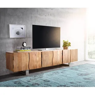 DeLife Live-Edge Fernsehtisch 2200 mm Akazie natur