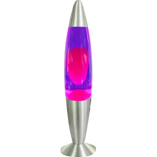 Blulaxa LED Lavaleuchte Rosa/Lila