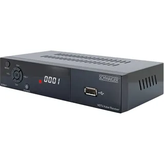 Schwaiger Kabelreceiver DVB-C-Full HD schwarz