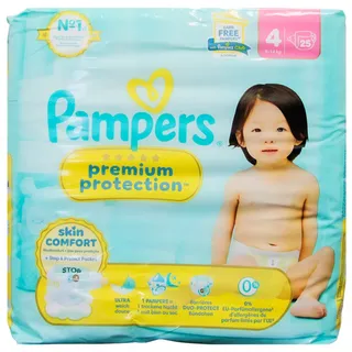 Pampers Premium Protection Gr. 4 (9-14 kg) 25 St.