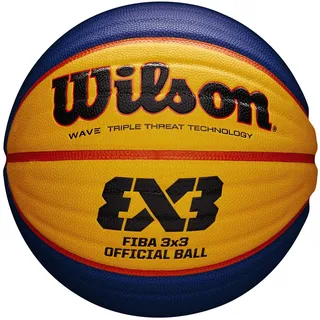 Wilson FIBA 3x3 Offizieller Spiel Basketball – Größe 15,2–72,4 cm, 6, Blau/Gelb