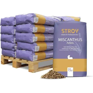 STROY Miscanthus Pellets Einstreu 15 kg x 20 Sack 300 kg