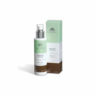 PINO Körperöl Kokos Minze – naturreines Pflegeöl aus Kokos-, Minz-, Jojoba- & Sojaöl – erfrischend, glättend & schnell einziehend – für Massage & tägliche Körperpflege – 100 ml (1 x 100 ml)