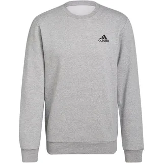 Adidas Essentials Fleece Sweatshirt Medium Grey Heather / Black XL