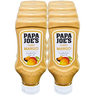 Papa Joes Curry-Mango Sauce 300 ml, 8er Pack