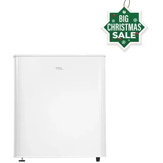TCL Mini-Kühlschrank 45L, Tischkühlschrank, Kompakt Kühlung für Wein & Bier, verstellbare Füße [Energieeffizienzklasse E] RF60DWE0