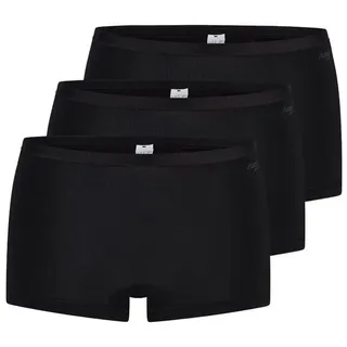 SLOGGI 3P GO Daily Cotton Shorts Schwarz Baumwolle XX-Large Damen