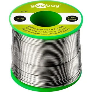 goobay 51129 Lötzinn bleifrei ø 0,8 mm, 250 g