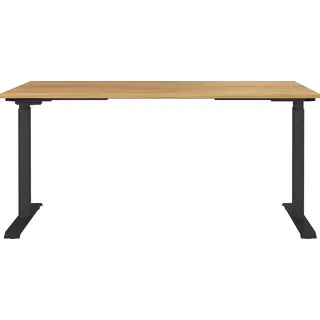 Germania Schreibtisch Jet Eiche / Schwarz